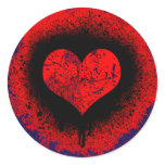 GRUNGE HEART STICKERS