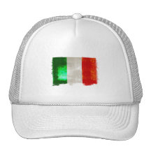 Grunge Italy flag for Italians of Italia - forza Mesh Hats