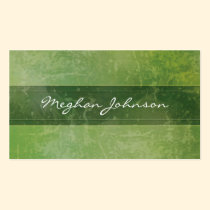 Grunge Marble Green Trendy Business Card business cards