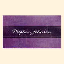 Grunge Marble Purple Trendy Business Card business cards