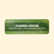 Grunge Marble Return Address Label (green) labels