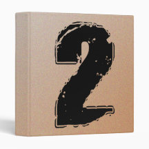 GRUNGE NUMBER 2 3 RING BINDERS