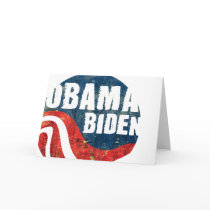 Grunge Obama Biden Greeting Card