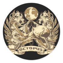 Grunge Octopus Sticker