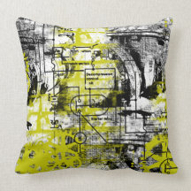 Grunge Patter 4 Pillow
