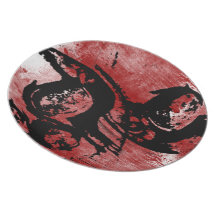 Grunge Pattern 109 Dinner Plate