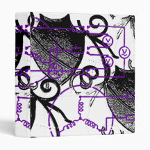 Grunge Pattern 122 3 Ring Binders