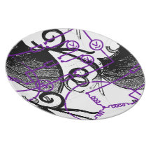 Grunge Pattern 122 Dinner Plate