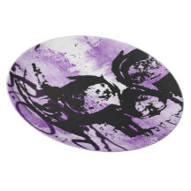 Grunge Pattern 123 Party Plates
