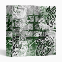 Grunge Pattern 13 3 Ring Binder