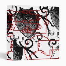 Grunge Pattern 146 Vinyl Binders