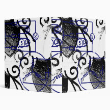 Grunge Pattern 149 3 Ring Binders