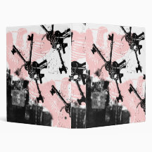 Grunge Pattern 164 Vinyl Binder
