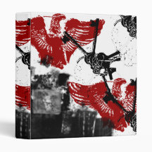 Grunge Pattern 182 Vinyl Binder