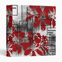 Grunge Pattern 183 3 Ring Binders