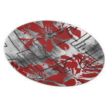 Grunge Pattern 183 Party Plates
