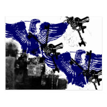 Grunge Pattern 185 postcards