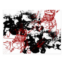 Grunge Pattern 195 postcards