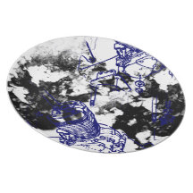 Grunge Pattern 198 Dinner Plate