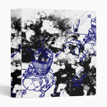 Grunge Pattern 198 Vinyl Binder