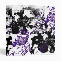 Grunge Pattern 207 Vinyl Binders