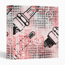 Grunge Pattern 26 Vinyl Binder