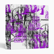 Grunge Pattern 56 Vinyl Binders