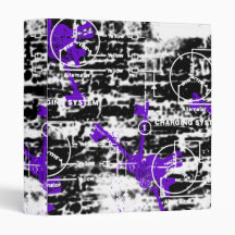 Grunge Pattern 89 Vinyl Binder