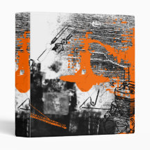 Grunge Pattern 91 Vinyl Binder
