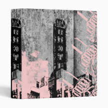Grunge Pattern 96 Vinyl Binder
