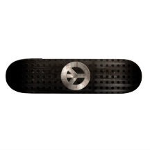 Grunge Peace Sign Skate Deck