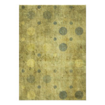 Grunge Polka Dots Invites