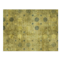 Grunge Polka Dots Postcards
