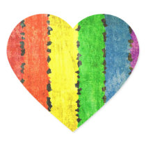 Grunge Rainbow Stripes