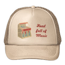 Grunge Retro Jukebox Trucker Hat