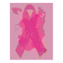 Grunge ribbon post card