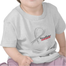 Grunge Ribbon Retinoblastoma Survivor T-shirt