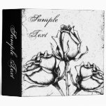Grunge Roses Binder