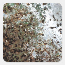 Grunge Rust Textured Background 1 Square Sticker