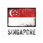 Grunge Singapore Post Card