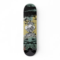 Grunge Skull Skateboard