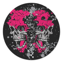 GRUNGE SKULLS STICKER