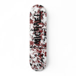 Grunge Splatter Skateboard Deck