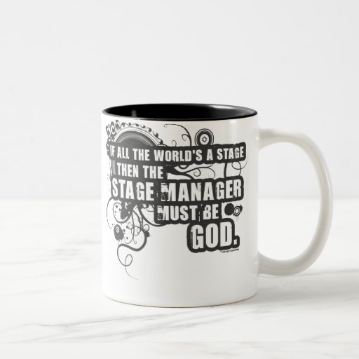 Grunge Stage Manager God Coffee Mugs