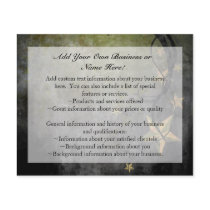 Grunge Stars Vintage Design Personalized Flyer