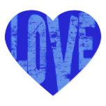 Grunge Style Love Text Sticker