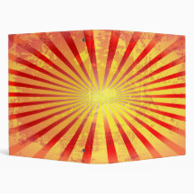 GRUNGE STYLE SUNRAYS VINYL BINDERS