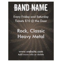 Grunge Swirl Music Flyer