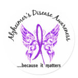 Grunge Tattoo Butterfly 6.1 Alzheimer's Disease stickers