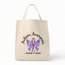 Grunge Tattoo Butterfly 6.1 Autism Bag